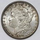 1886 $1 Morgan Silver Dollar Uncirculated - RAW - Toned / Excellent Luster