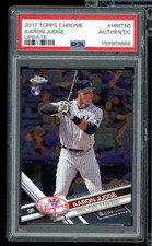 Aaron Judge Rookie Card 2017 Topps Chrome Update #HMT50 PSA Authentic