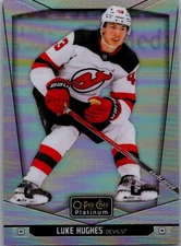 2024-25 O-Pee-Chee Platinum - Luke Hughes #107 Rainbow