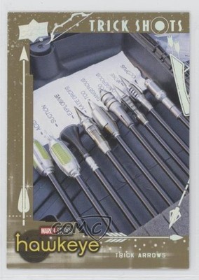 2023 Upper Deck Marvel Studios Hawkeye Trick Shots Gold 50/57 Arrow #TS12 1b0n