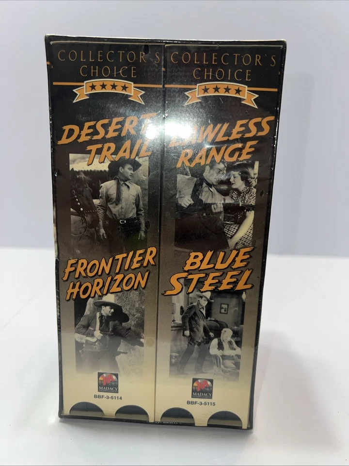John Wayne Collectors Choice 4 VHS Western Film Movie Set NIB - Image 2 of 4