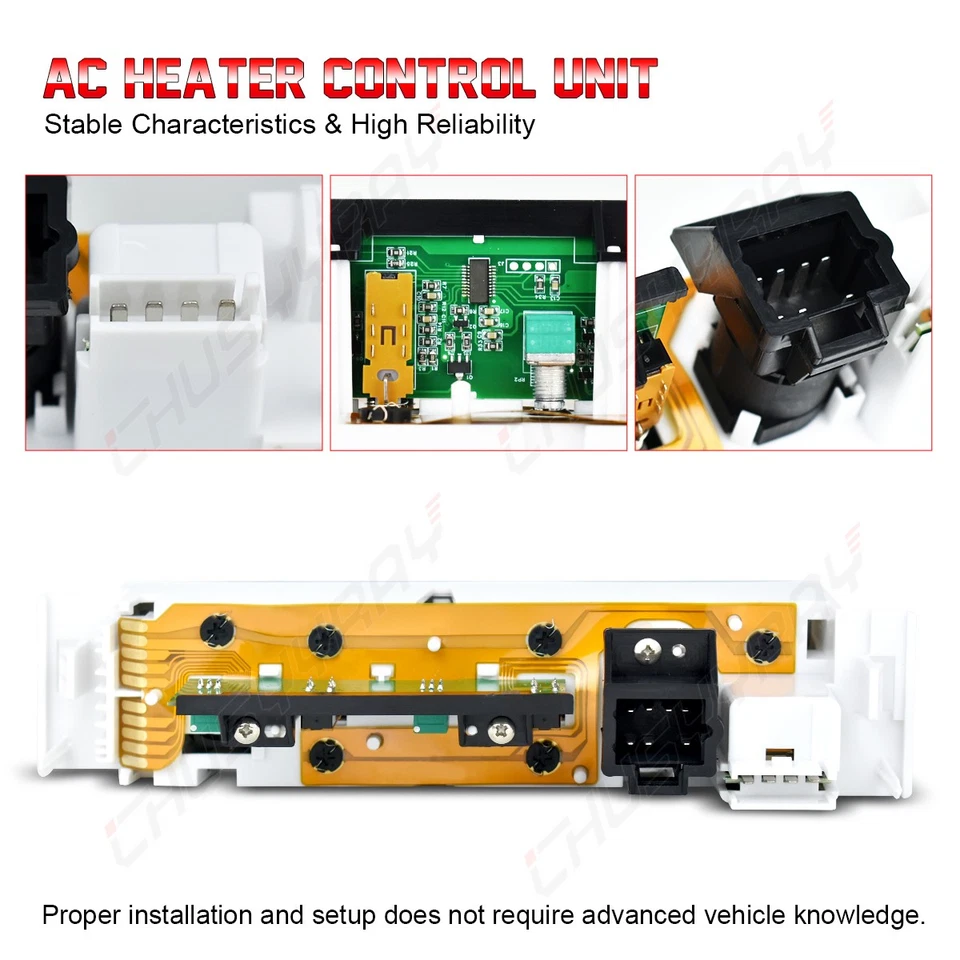 Módulo de control de clima de calefacción de aire acondicionado apto para GMC C1500 C2500 Suburban 1996-1999 Foto 3 de 4