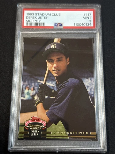 1993 Topps Stadium Club Murphy Derek Jeter #117 RC Rookie PSA 9 MINT