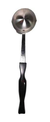 Utensile di ricambio in acciaio inox con mestolo modello vortice marrone Cutco
