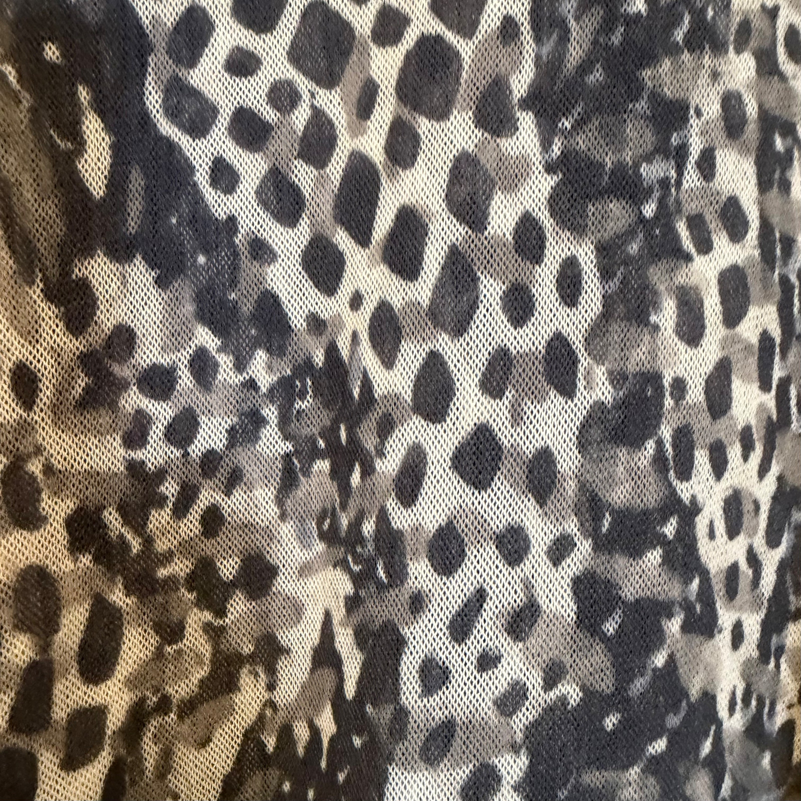 Sweet Pea circa 2007 Python Print Double Mesh Tan… - image 6