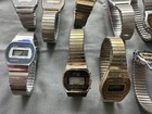 13 Vintage LCD Digital Watch Lot Quetime Disco Orintex Quartz Untested — photo 3