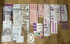 HUGE LOT Crafters Companion Gemini, Rose Gold Assorted Sets Metal Dies 70+ LOOK!