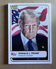 Decision 2024 Update - Look 'N See Donald J. Trump #19 - Gold Foil #'d 18/20