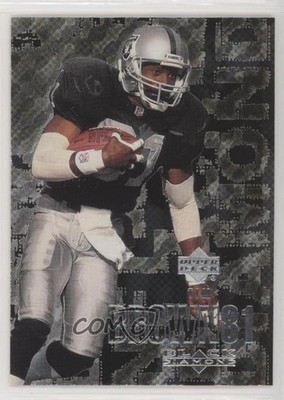 2000 Upper Deck Black Diamond Tim Brown #80 HOF 3c7