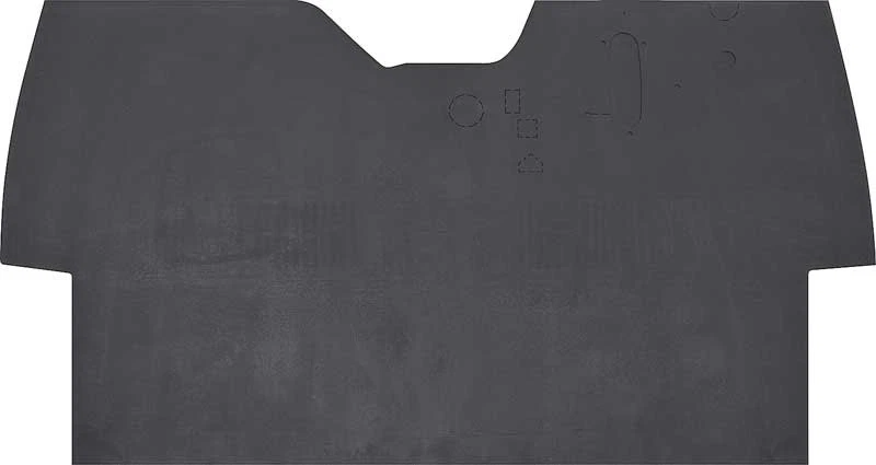 Camión Chevrolet GMC 1955-1959; alfombrilla de goma estilo OE; diseño de joroba baja; negro Foto 3 de 3