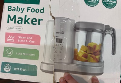 NEW Open Box Baby Food Maker Steamer And Food Processor GROWNSKY