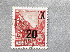 Briefmarke DDR 5 Jahresplan mit Wertaufdruck- Sonderpreis-top Zustand