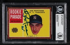 BAS 2001 Topps Archives Joe Pepitone #41 BGS Authentic Auto ow6