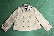 NWT COACH Women s Short Trench Coat w/ Signat...
