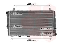 VAN Wezel MotorküHler WasserküHler 76002002 FüR Favorit 785 781 130 Skoda Forman