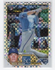Nate Eaton 2023 Topps Chrome #96 X-Fractors Kansas City Royals