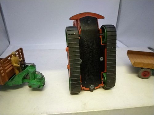 Vintage Dinky Farm Tractor Motocatts X2 With a Heavy Crawler Tractor Original - Picture 9 of 10