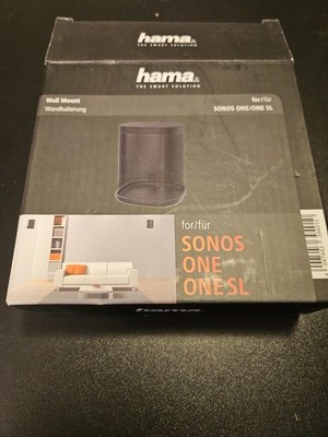 Hama 00118017 Wand­hal­te­rung für Sonos One/One SL Speaker Schwarz #KT571OÜ