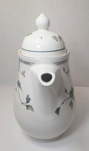 KELTCRAFT by NORITAKE, IVY LANE FINE CHINA 5 cup Tea / Coffee Pot w/Lid, IRELAND - Picture 3 of 6