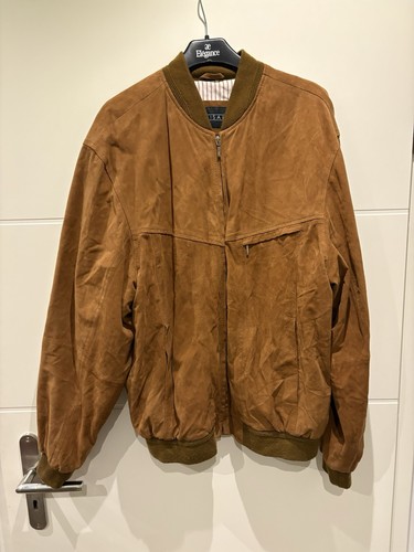 Wildlederjacke Blouson Jacke Herren Echtleder in Braun Größe 50 wie neu