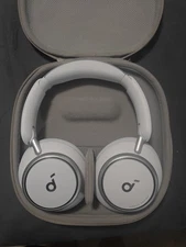 Anker Soundcore Space One Wireless Bluetooth Over-Ear Headphones with ANC, White