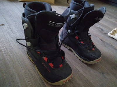 SALOMON KAMOOKS Black Snowboard Boots Thermic Fit Size 6.5