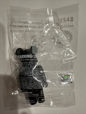 Medicom Bearbrick Series 48 Medicom Toy Plus 100% Black Special Edition New