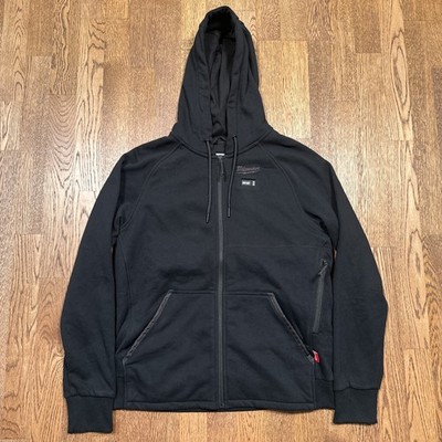 Milwaukee Tool M12 Black Full Zip Heated Hoodie Womens Medium TESTED, NO BATTERY