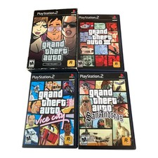 Sony PlayStation 2 PS2 CIB Grand Theft Auto The Trilogy III VICE SAN LOT MAP POS