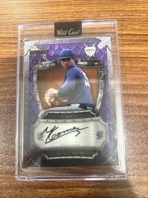 2024 Wild Card Matte Weekend Warrior Yoendrys Gomez Auto Purple 1/3