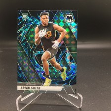 Arian Smith 2025 Panini Mosaic Mosaic Genesis 399 New York Jets Rookie