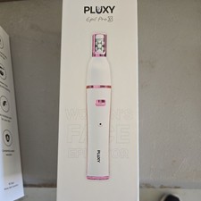 Pluxy Epil Pro 3 Facial Epilator Wand Pink/White Open Box Tested and Works