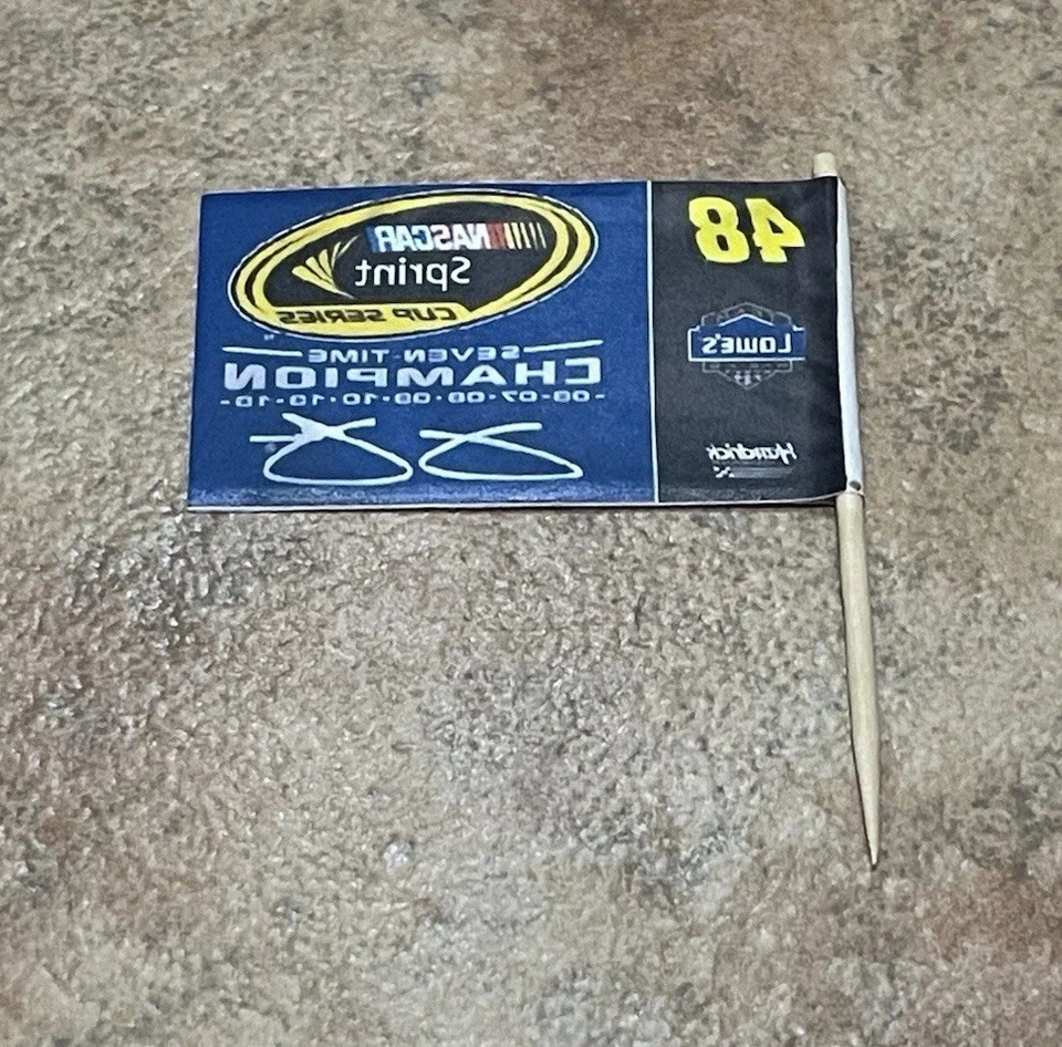 Jimmie Johnson Lowes 2016 7x NASCAR Champion Champ bandera exhibición 1:24 sin auto Foto 4 de 4