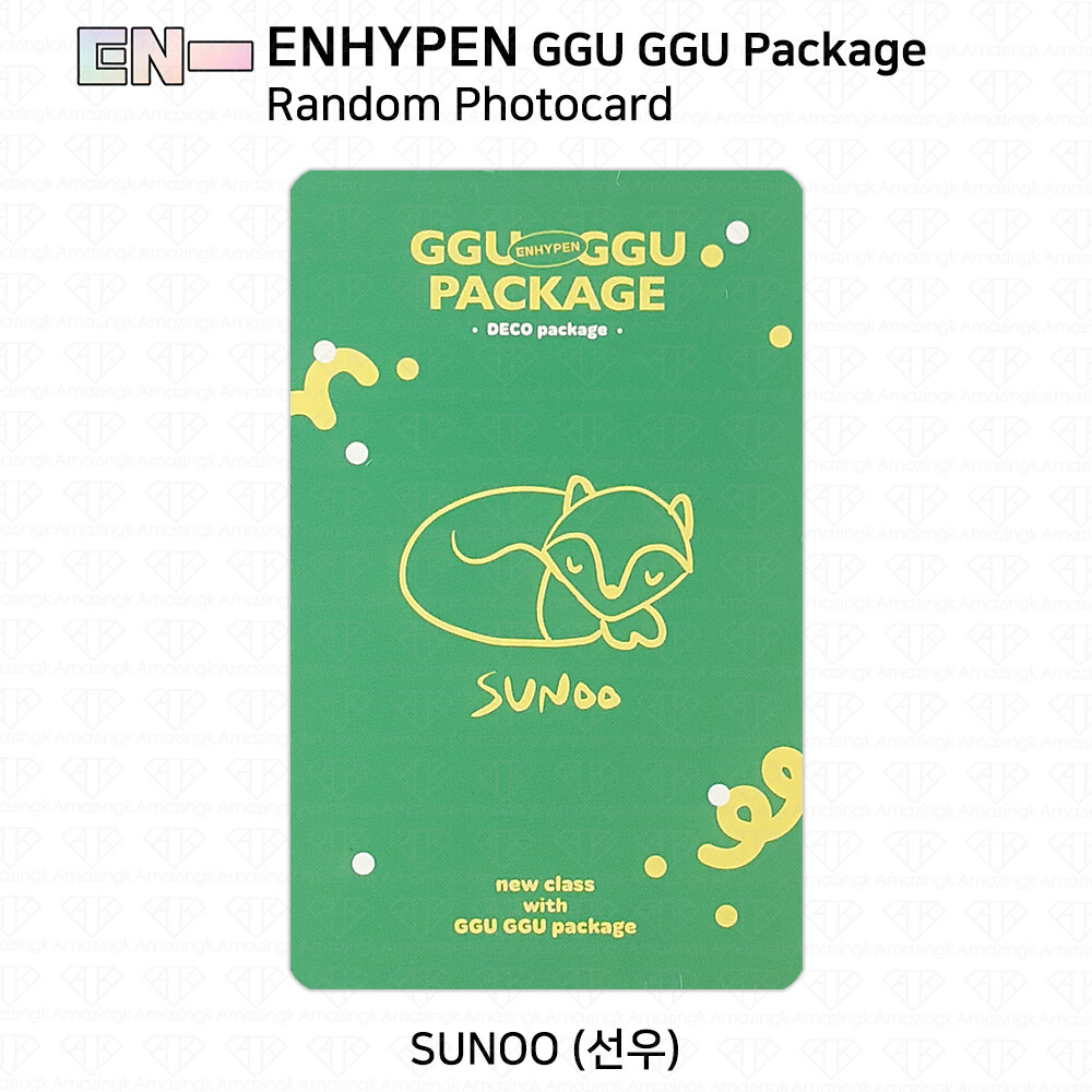 Enhypen 2021 GGU GGU Package Official Random Photocard KPOP