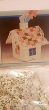 Vintage Cloth Tissue Box Cover/caddy