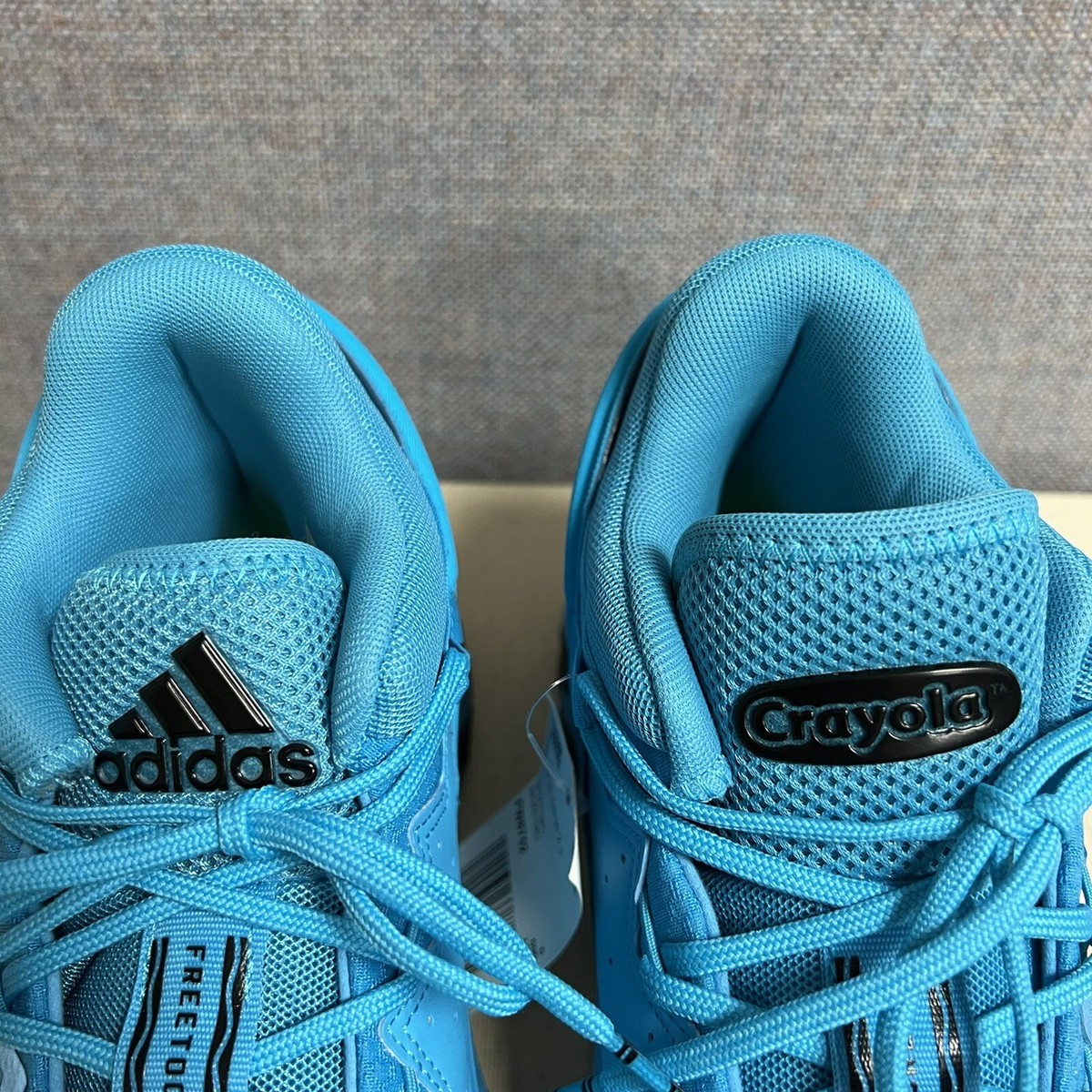 Adidas D.O.N. Issue 2 J Crayola Blue Basketball Sneakers Sz  display picture 3