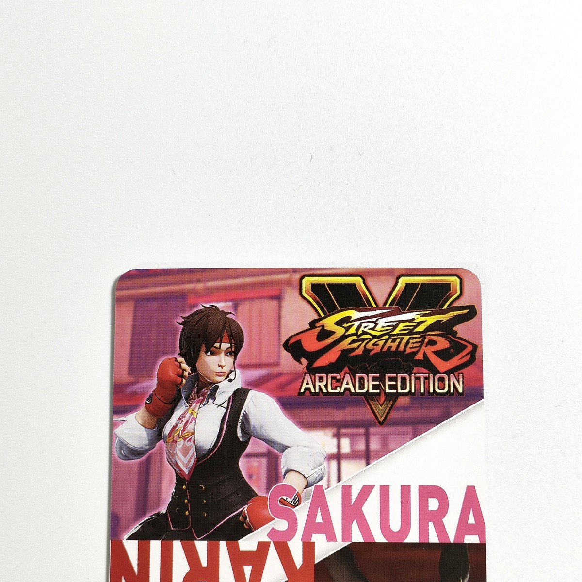 Street Fighter sakura karin card ACG Anime game japan #R54 8