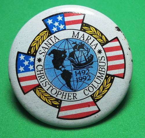 Santa Maria History Christopher Columbus 1492-1992 Pin Badge USSR - Imagen 4 de 5