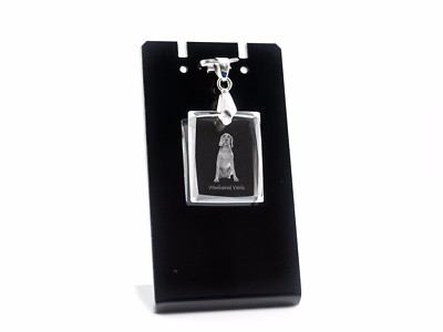 Wirehaired Hungarian Pointer, Dog Crystal Necklace, Crystal Animals DE