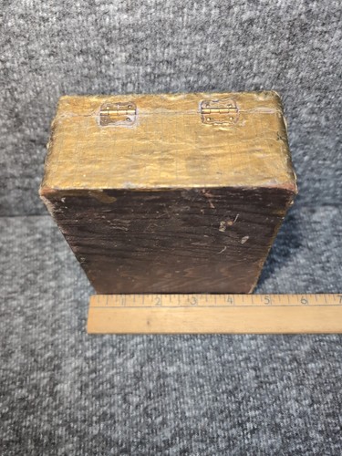 Wooden Boxs- Vintage Painted Floral Design 4.5"X 5. 25" Inches - Picture 11 of 12