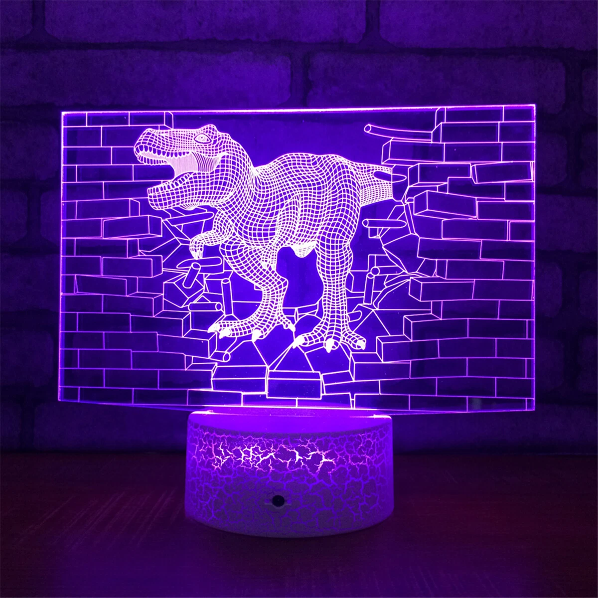 Dinosaur 3d night light outlet