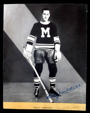 BALDY NORTHCOTT / GORD DRILLON 1939-40 IMPERIAL OIL HOCKEY CALENDAR PAGE 54431