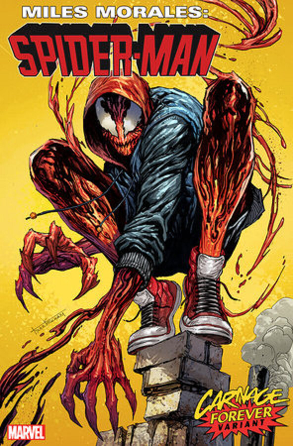 MILES MORALES SPIDERMAN 36 CARNAGE FOREVER VARIANT NM TYLER