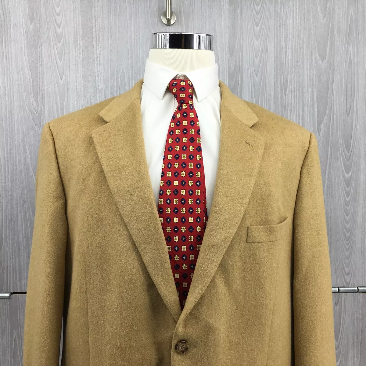 Stafford camel hotsell hair sport coat