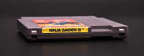 Ninja Gaiden III Ancient Ship of Doom - NES - Authentic Cart Only Cleaned Tested - Picture 4 of 4