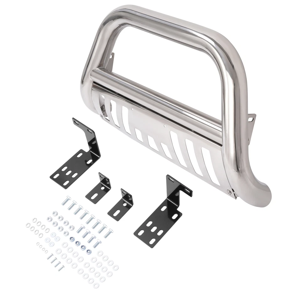 Protector de rejilla de parachoques con cepillo de empuje Bull Bar para Dodge Ram 1500 2500 3500 2002-2009 Foto 3 de 4