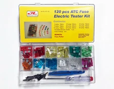 120pcs ATC Blade Fuse kit set with Fuse Puller/Electric Tester for most Vehicles