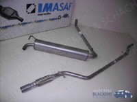 Imasaf Auspuffset Ab Kat für Fiat Panda 1.4 Natural Power 169+Van 2009-|Flex+Esd