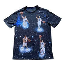 Golden State Warriors AOP Steph Curry UNK NBA T Shirt Large