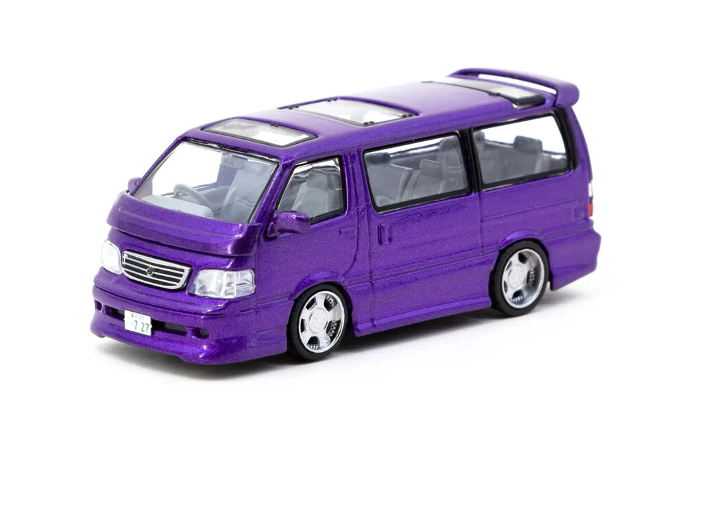 Tarmac Works 1:64 Toyota Hiace Wagon Custom Purple | eBay
